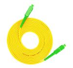 0.9 2.0 3.0mm LSZH Fiber Optic Patch Cable SC / APC Simplex SM Low Insertion