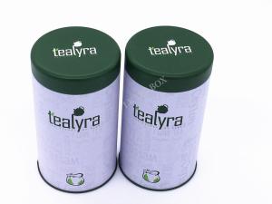 China Empty Small Round Metal Containers Canister Storage Box Set For Loose Tea / Coffee factory