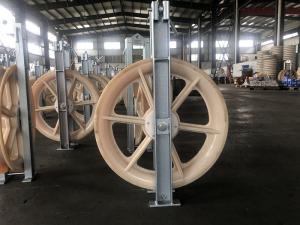 China Wire Stringing Equipment Five 822mm Wheels Transmission Line Construction factory