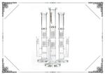 Clear Double 6 Arms Percolator Bongs Honeycomb Perc Hookah Straight Tube Glass