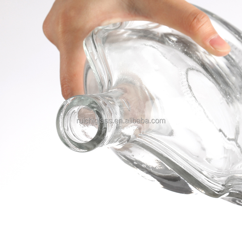 Empty Glass Bottle for of Top-Notch Liquor Brands Whiskey Brandy Rum and Gin