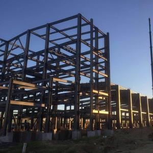 Custom H-Section Steel Portal Frame Prefab Building Structure