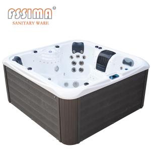 China Massage Whirlpool Outdoor SPA Bathtub 5 Person Balboa Hot Tubs factory