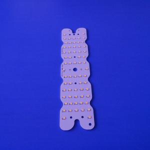 China Rectangle Round Ring Square LED PCB Board White Silk Screen Color on sale