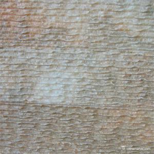 China Pink And White Marble Thin Stone Veneer Panels For Walls Or Barbeque Areas factory