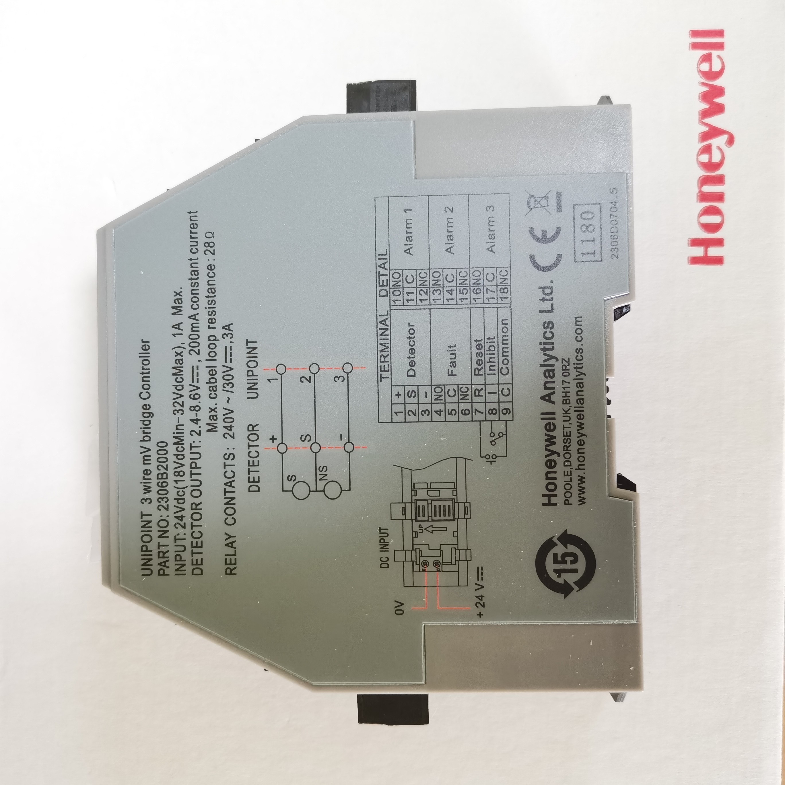 2306b1000 2306b2000 MV Zareba Unipoint Controller 3 Wire With Din Rail Mounted