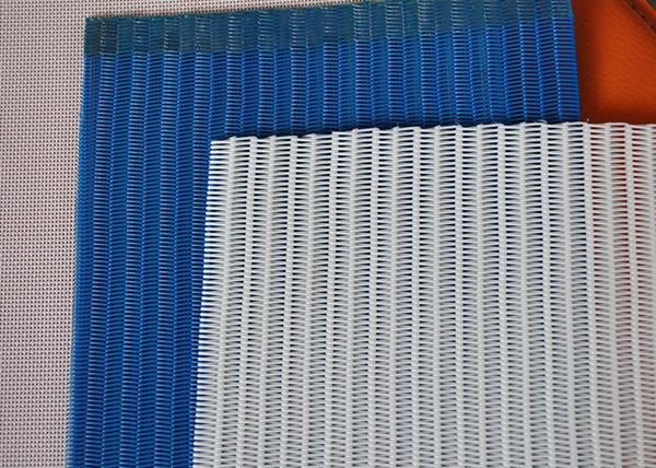 Woven Filter White Blue Easy To Repair Polyester Dryer Screen With 12 Years