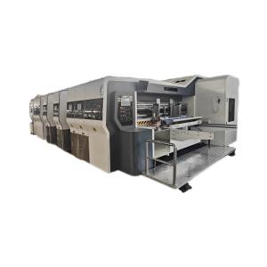 China 1-6 Colors Printing Automatic Corrugated Carton Box Pizza Box Slotter Die Cutting Machine on sale