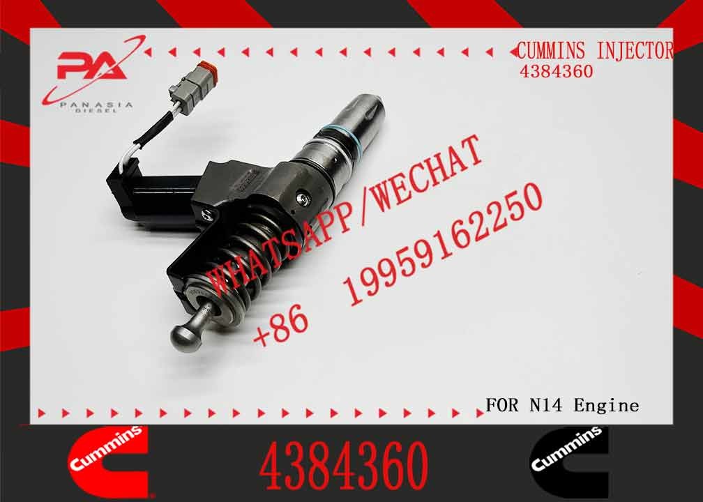 Fuel Injector Assembly QSN14 N14 Diesel Engine Fuel Injector 4384360