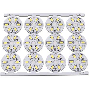 China OSP Treatment Alumnium LED Light PCB Assembly factory