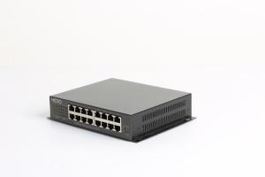 China 18 Ports PoE Switch 16 10/100M PoE Ports + 2 100M/1000M SFP Ports factory
