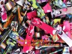 Shining teeth high quality tape rose gold metal zipper for garments