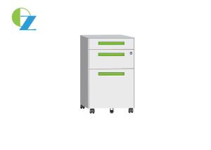 China Assembly Thickness 0.7mm Three Drawer Slim Mobile Pedestal Cabinet For Office factory