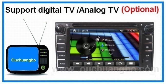 Toyota Avanza /Fortuner /Prado auto radio with gps navigation iPod RDS smart TV OCB-8619