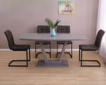 High Durability 6 Chairs Metal Dining Table Set For Restaurants ISO9001