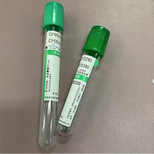 China Disposable Green Heparin Tube Plasma Specimens For Clinical Biochemistry factory