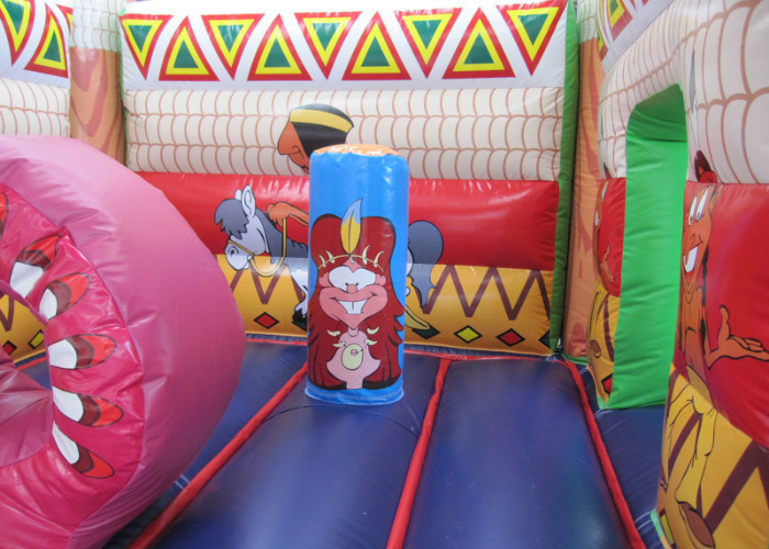 Inflatable India mini bouncer combo multi play classic inflatable mini jumping house with small slide kids bouncy house