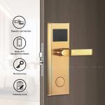 Brushed Stainless Steel Smart Room Door Lock Swiping Card TT Lock High Class