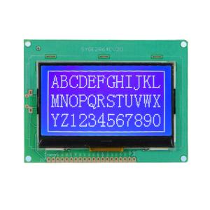 China Parallel Interface 3 Inch COG LCD Module 350 Cd/M2 128x64 20 Pin LCD Display factory