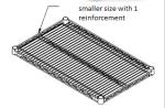 7 Tiers Industrial Chrome Plated Stackable Wire Shelving Units , 14 Inch Deep
