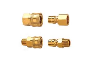 China Carterberg BSP Thread Brass Quick Adaptor 1/4" 5/16" 3/8" 1/2" factory