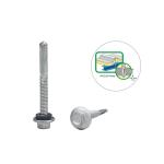Zinc Alloy Coated Hex Flange Head Self Drilling Screw Tek 7 For Installation 5