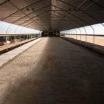 0.13mm Black White Film Light Deprivation Greenhouse With Blackout System