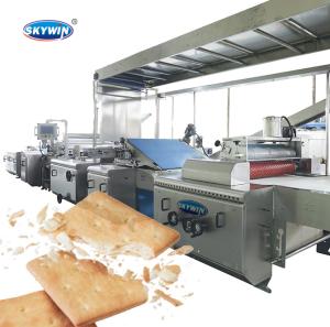 China Full Automatic Biscuit Factory Machine Hard And Soft Biscuit Production Line factory