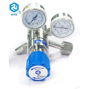 China Argon Oxygen Cylinder 1/4&quot; NPT SS316 Gas Pressure Regulator factory