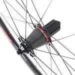 TWITTER Carbon Wheelset 700C Disc 12K Carbon Rim Aerodynamic