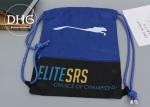 Kids Waterproof Drawstring Sports Bag Foldable Blue Reinforced Corners Durable