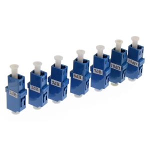 China LC/UPC Fixed Flange 5db Attenuator Optical Fiber Female To Female Low PDL factory