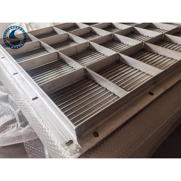 Stainless Steel 304 Slot Wedge Wire Screen Panels / Plate