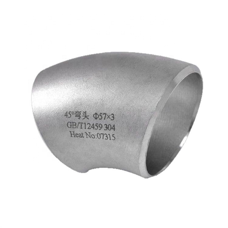 Stainless Steel 304 316L 30 Degree DIN Welding Elbow Pipe Fittings