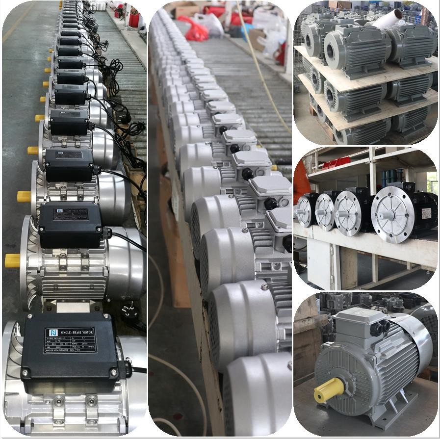 Yaskawa Type Hollow Shaft Motor Single Phase For 300 Bar Water Pump