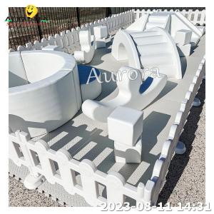 China Latest Soft Play Indoor Playground Equipment Kids Large Soft Play Set White factory