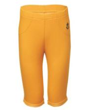 China Plain Woven Cotton 95% Spandex 5% Children Dark Yellow Trousers factory