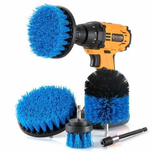 China 12.7cm Household Power Drill Cleaning Brush Attachment Scrubber Set 300g factory