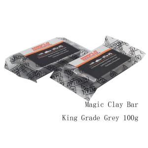 China Medium Professional Detailing Clay Gray Clay Bar 220g With Polybag factory