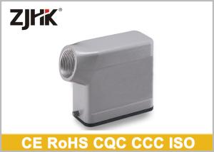 China Side Entry D Sub Hood Assembly , Side Entry Db25 Metal Hood 09200100541 factory