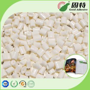 China Bookbinding Hot Melt Glue , Coated Paper EVA Milk White Hot Melt Glue Adhesive Pellets for Bookbinding factory