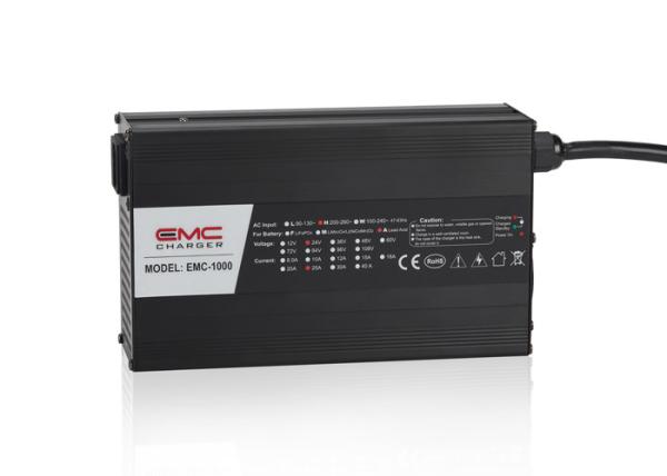 EMC-1000 12V40A Aluminum lead acid/ lifepo4/lithium battery charger for golf