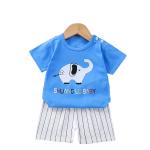 Cotton Cartoon Home Wear Kids Clothing Shorts Short Sleeve Casual Two Piece