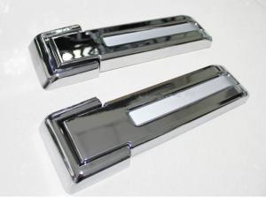 China Rear door Chrome accessories Spare tire rack hinge cover For Jeep Wrangler JK 2007+ 4x4 auto accessoires factory
