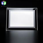 Acrylic indoor Advertising Crystal Led Light Box For Picture Frame Display