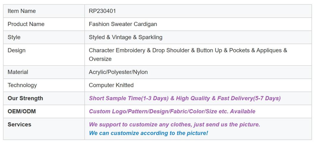 Designer Women Chunky Sweater Cardigan Autumn Winter Drop Shoulder Button Front Embroidery Loose Knit Cardigan Sweater Coat