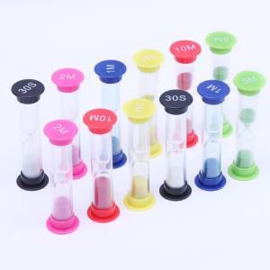 China Home Decoration Plastic Hourglass DIY Hourglass Timer For Game factory