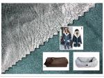 Spandex Faux Suede Fabric , Microfiber Suede Upholstery Fabric For Cloth