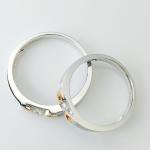 Artistic Eternity Wedding Engagement 9g Gold Finger Rings