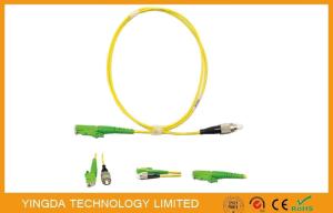 China E2000 / APC - FC / UPC SM SX 3.0mm 3M Fiber Optic Patch Cord Yellow LSZH factory